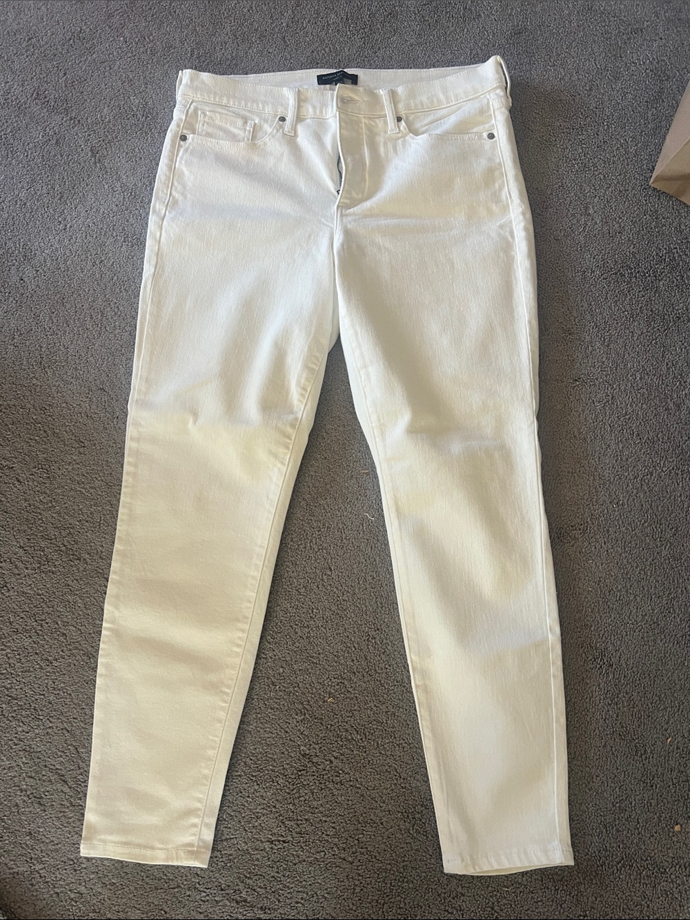 Banana Republic White Skinny Jeans